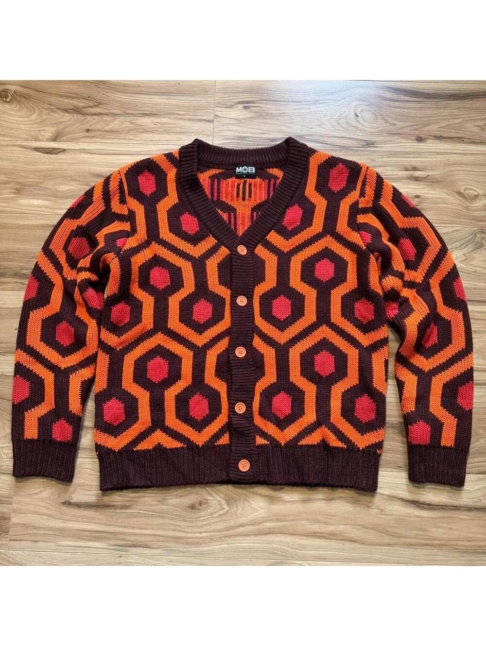 Middle of Beyond Shining Overlook Hexagon Cardigan Horror